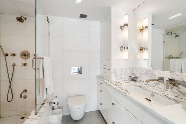 Bathroom, Glass Shower, Interior