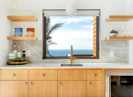 Interior, Kitchen, Pendant Lights, Water