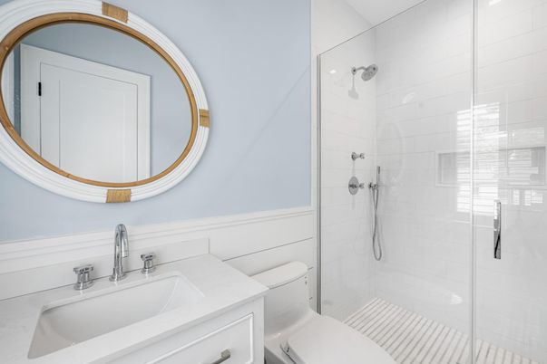 Bathroom, Glass Shower, Interior