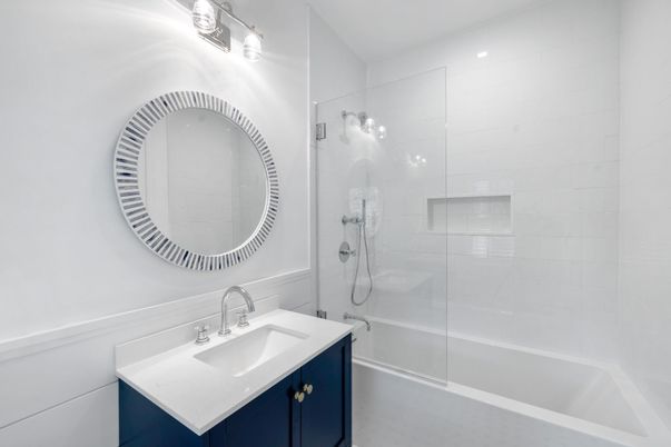 Bathroom, Glass Shower, Interior