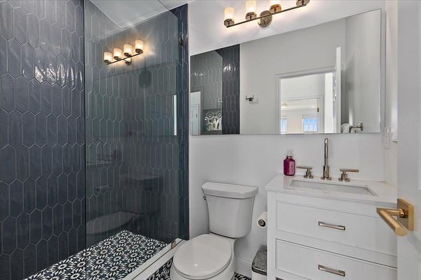 Bathroom, Glass Shower, Interior
