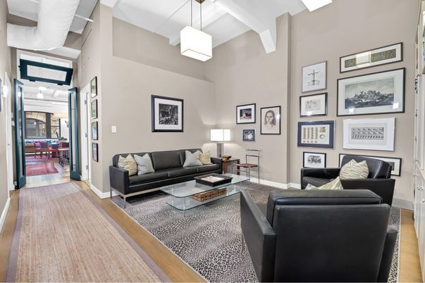 Interior, Living room, Pendant Lights, Wood Texture Flooring