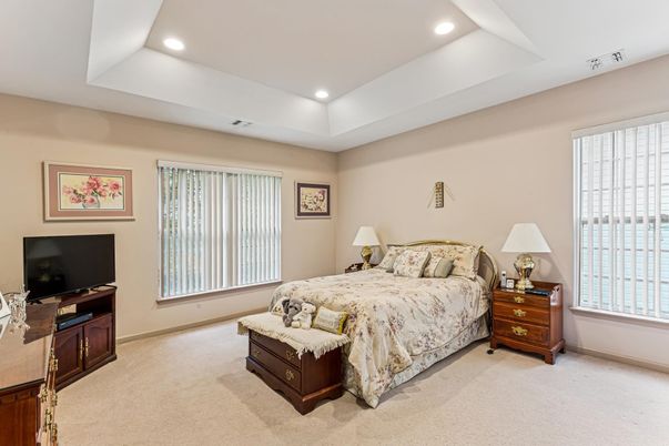 Bedroom, Interior, Recessed Lighting