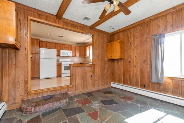 Interior, Kitchen, Wooden Beams, Wooden Walls