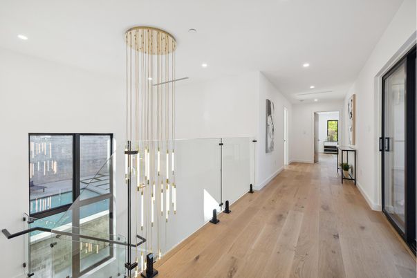 Interior, Pendant Lights, Recessed Lighting, Wood Texture Flooring