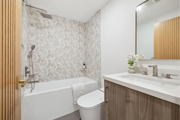 Bathroom, Glass Shower, Interior