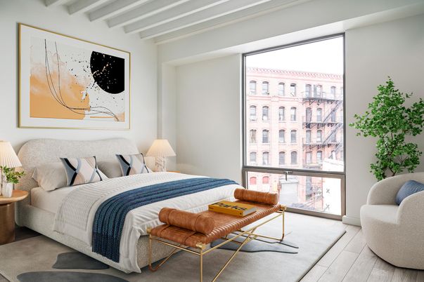 Bedroom, Interior, Wood Texture Flooring