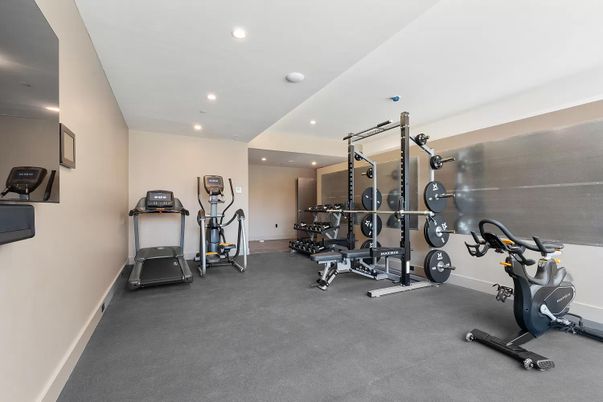 Fitness Equipment, Interior, Recessed Lighting