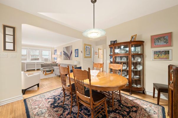 Dining room, Interior, Living room, Pendant Lights, Wood Texture Flooring