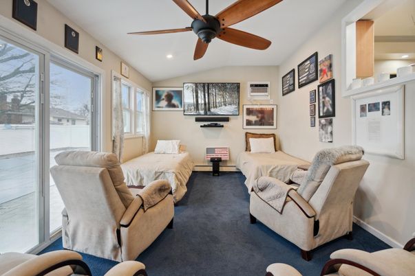 Bedroom, Interior, Recessed Lighting
