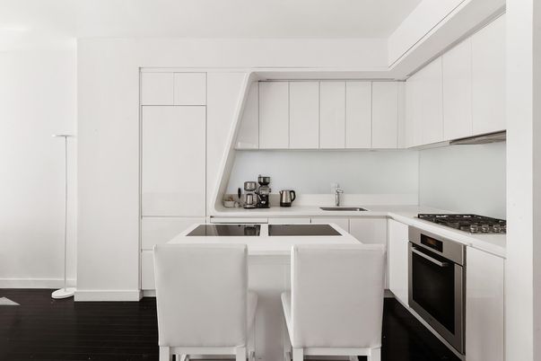 Interior, Kitchen, Wood Texture Flooring
