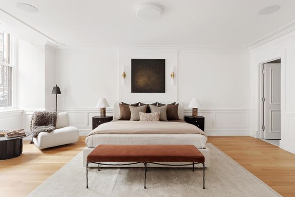 Bedroom, Interior, Wood Texture Flooring