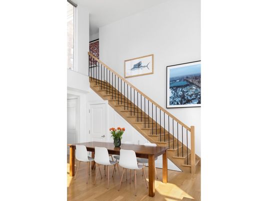 Dining room, Interior, Wood Texture Flooring