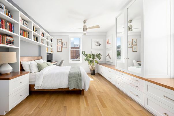 Bedroom, Interior, Wood Texture Flooring