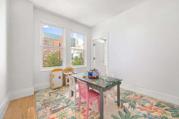 Dining room, Interior, Wood Texture Flooring
