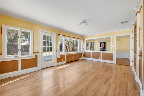 Empty room, Interior, Wood Texture Flooring