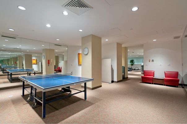 Game Room, Interior, Recessed Lighting