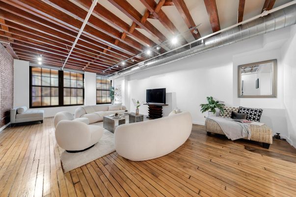 Interior, Living room, Recessed Lighting, Wooden Beams, Wood Texture Flooring