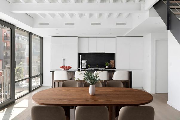 Dining room, Interior, Kitchen