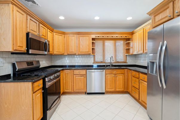 Interior, Kitchen, Recessed Lighting, Stainless Steel Appliances