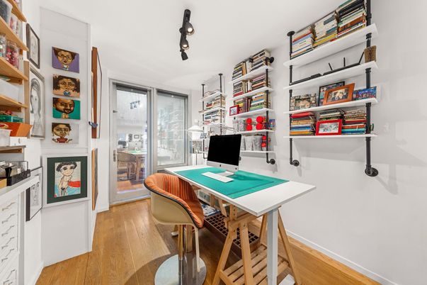 Home Office, Interior, Wood Texture Flooring