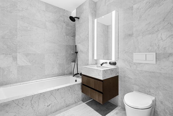 Bathroom, Interior, Marble, Marble Walls
