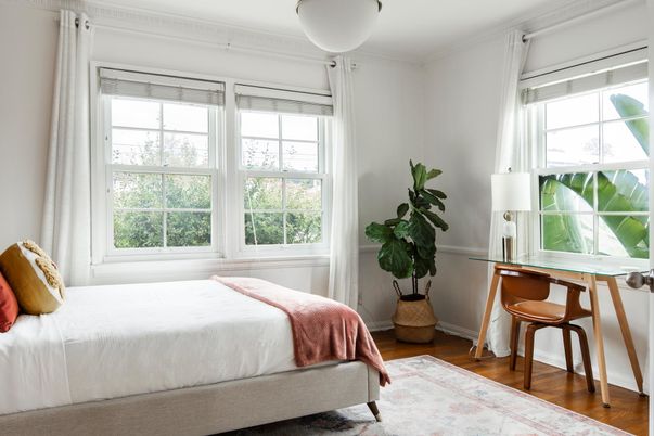 Bedroom, Interior, Wood Texture Flooring