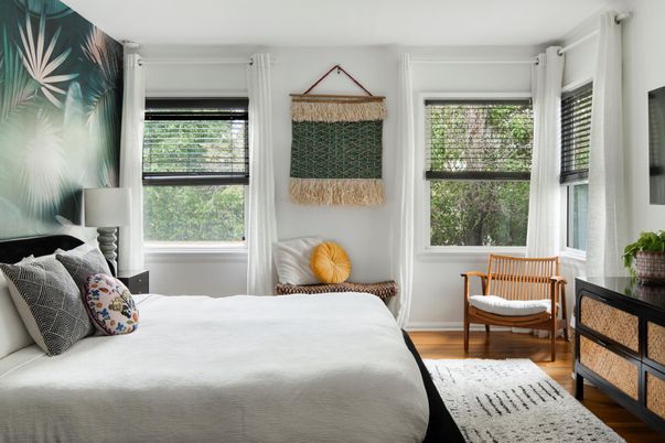 Bedroom, Interior, Wood Texture Flooring