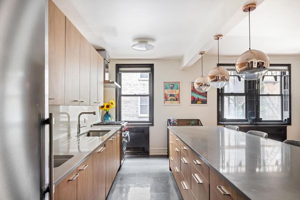 Interior, Kitchen, Pendant Lights, Stainless Steel Appliances
