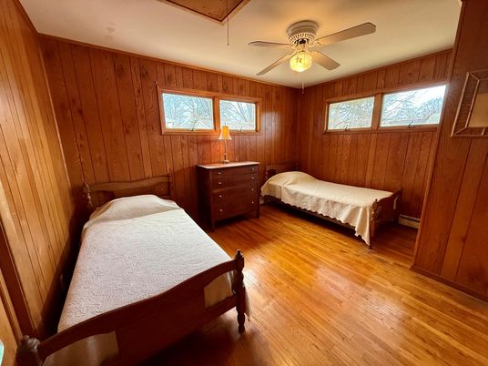 Bedroom, Interior, Wood Texture Flooring, Wooden Walls