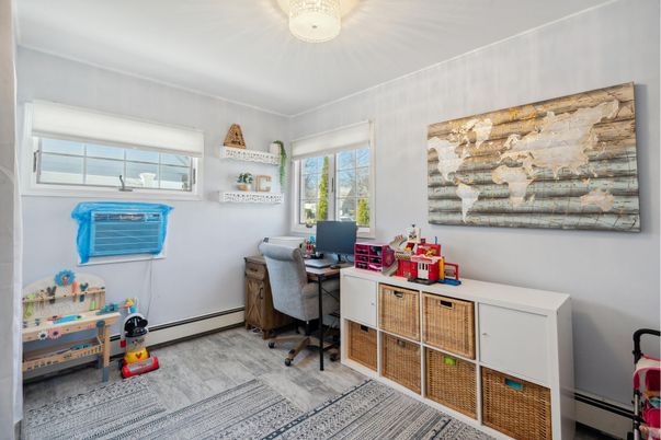 Home Office, Interior, Wood Texture Flooring
