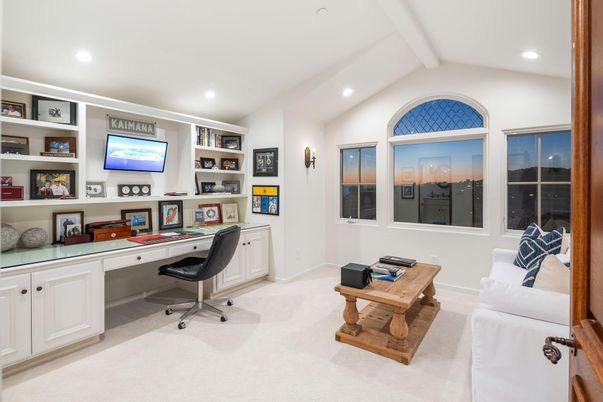 Home Office, Interior, Recessed Lighting