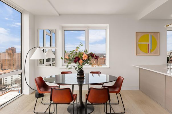 Dining room, Interior, Wood Texture Flooring
