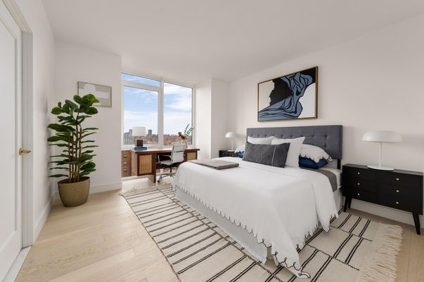 Bedroom, Home Office, Interior, Wood Texture Flooring