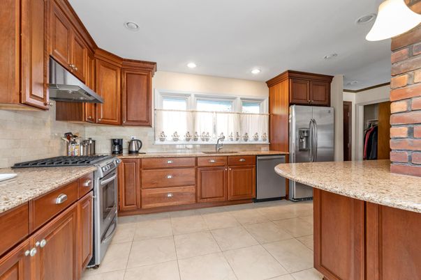 Interior, Kitchen, Recessed Lighting, Stainless Steel Appliances