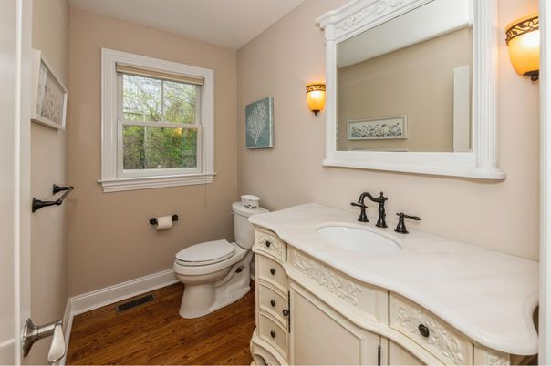 Bathroom, Interior, Wood Texture Flooring