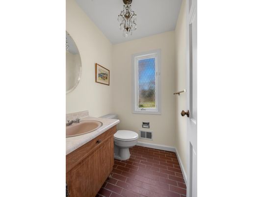 Bathroom, Chandelier, Interior