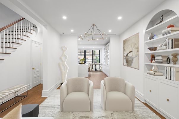 Interior, Pendant Lights, Recessed Lighting, Wood Texture Flooring