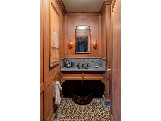 Bathroom, Interior, Wooden Walls