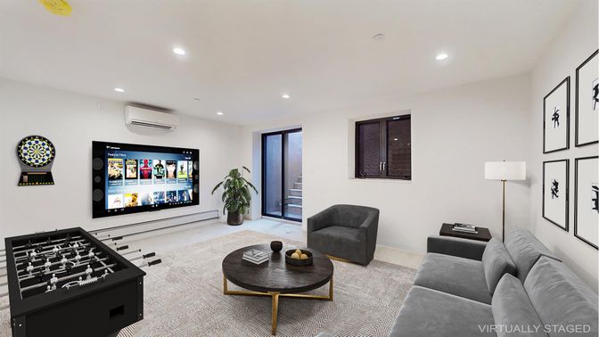 Game Room, Interior, Living room, Recessed Lighting