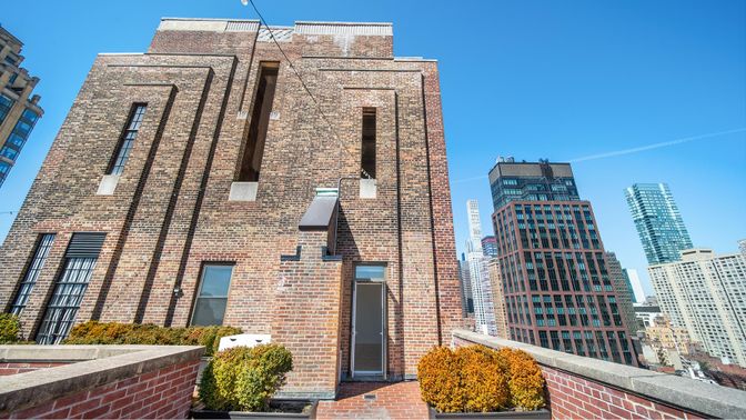 Exterior, Facade, Brick Facade, Condo Building