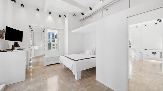 Bedroom, Interior, Wood Texture Flooring