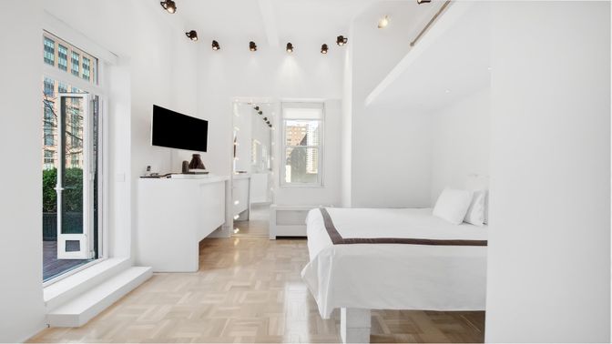 Bedroom, Interior, Wood Texture Flooring
