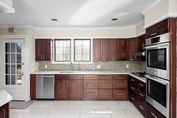 Interior, Kitchen, Recessed Lighting, Stainless Steel Appliances