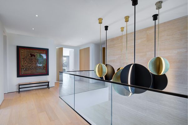 Interior, Pendant Lights, Recessed Lighting, Wood Texture Flooring
