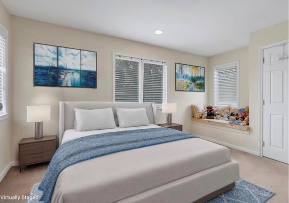 Bedroom, Interior, Recessed Lighting