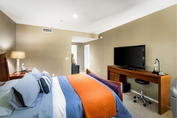 Bedroom, Home Office, Interior, Recessed Lighting