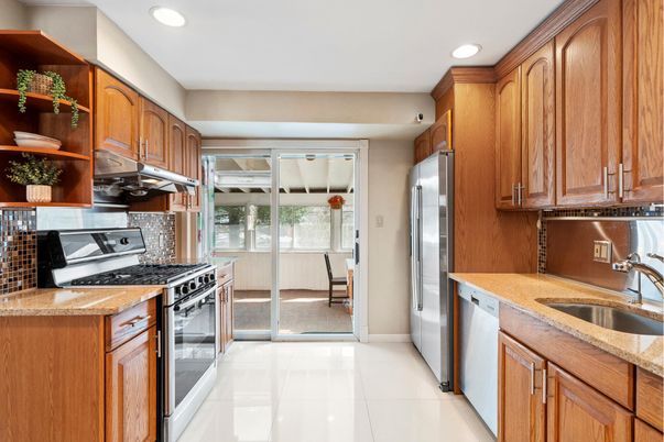 Interior, Kitchen, Recessed Lighting, Stainless Steel Appliances