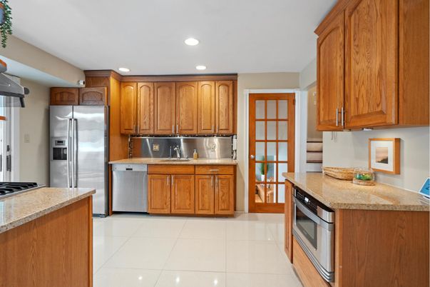 Interior, Kitchen, Recessed Lighting, Stainless Steel Appliances