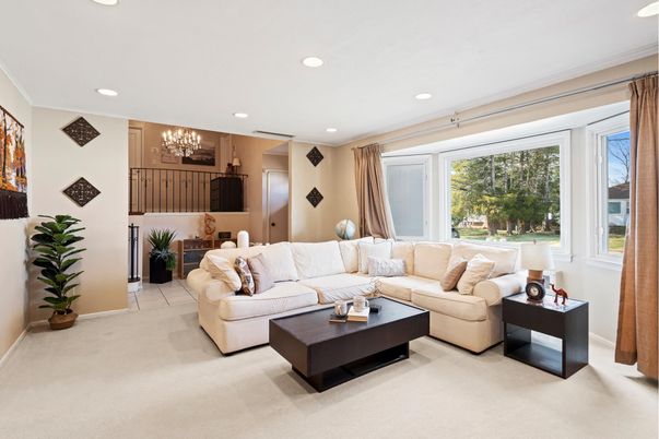 Chandelier, Interior, Living room, Recessed Lighting
